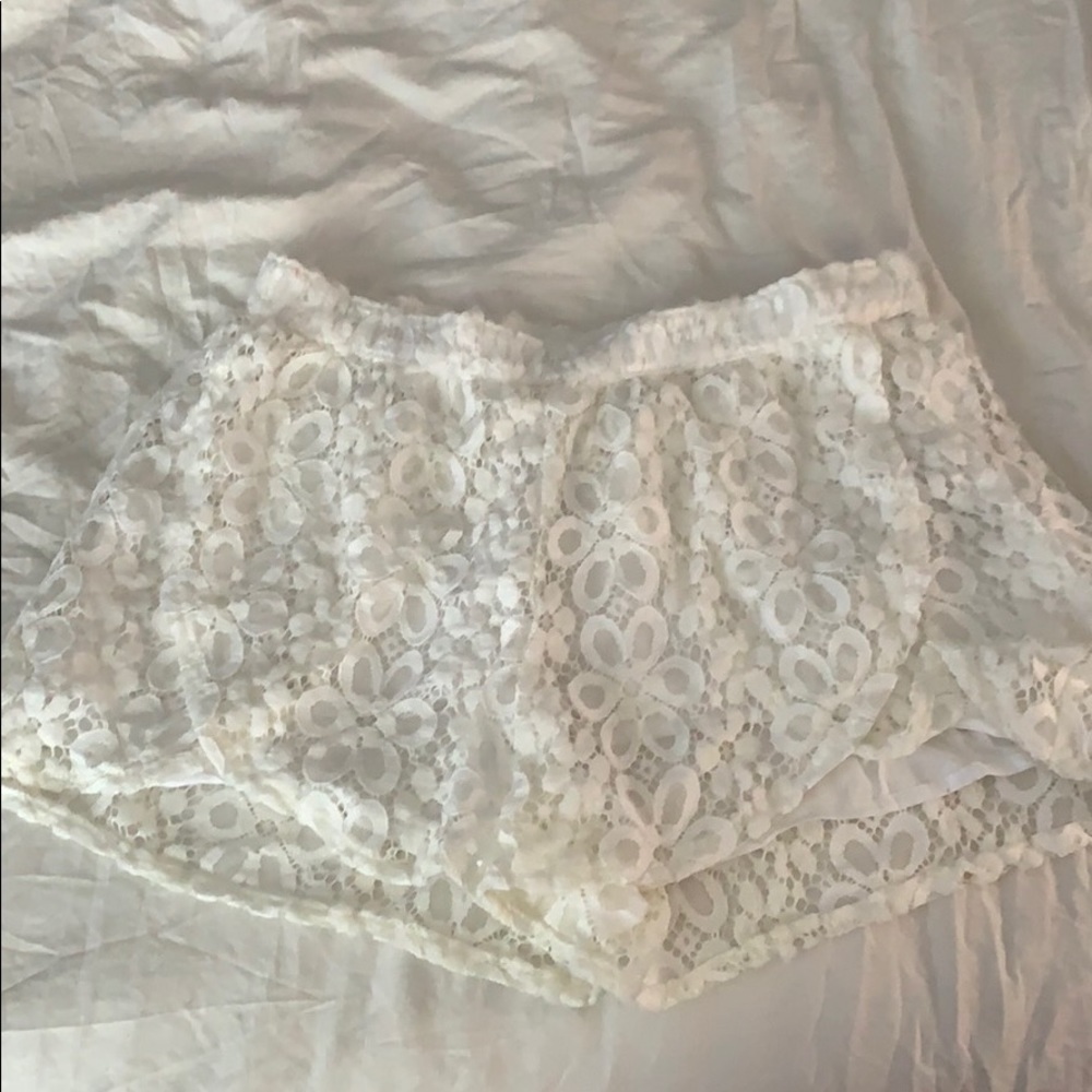 lace floral comfy shorts
